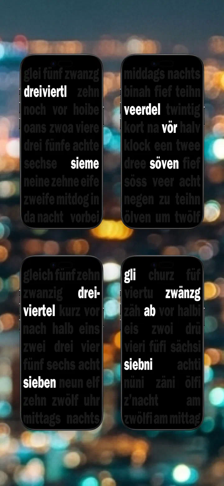 Zeitlos – Die Uhrzeit in Worten